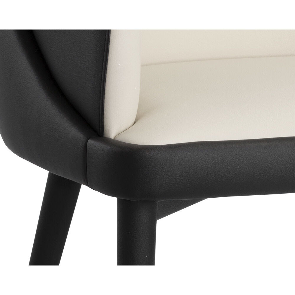 Hagan Dillon Cream / Dillon Black Dining Armchair